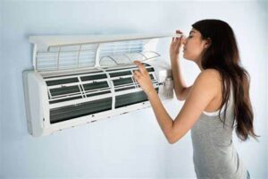 cleaning ac air filter system