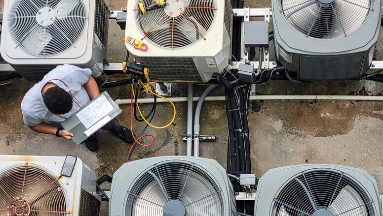 "Emergency HVAC services restoring air conditioning system after complete cooling failure