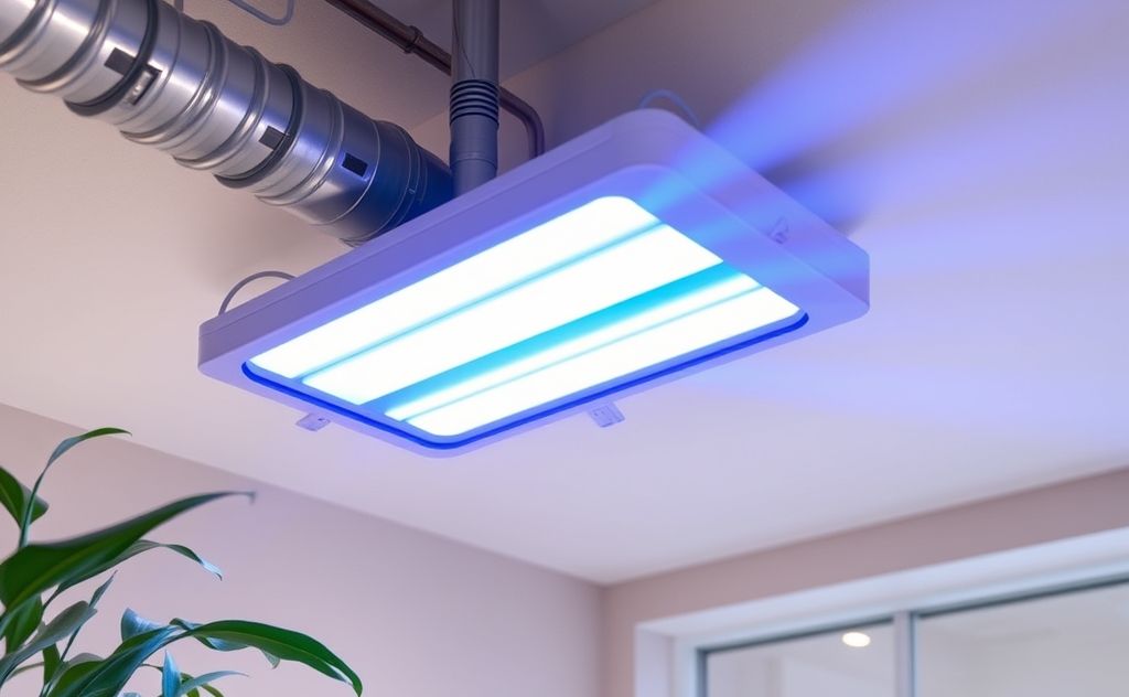 UV-C light air purifiers for HVAC systems_